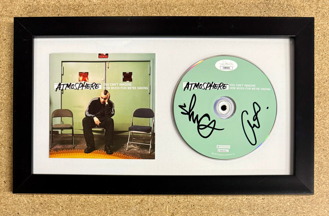 Framed & Signed Slug & Ant Of Atmosphere: Imagine How Much Fun We’re Having CD With JSA COA - for just $175! 