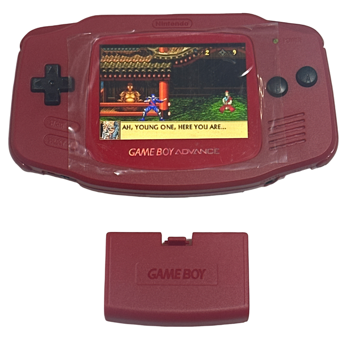 MODDED RED GBA V2 Premium - GameBoy Advance - for just $286! 