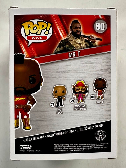 Funko Pop! WWE Mr. T Wearing Hulkamania Tee #80 Wrestling 2020 Wrestlemania I - for just $15! 