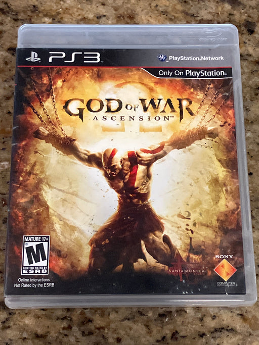 God of War Ascension (PS3) - no manual - for just $18! 