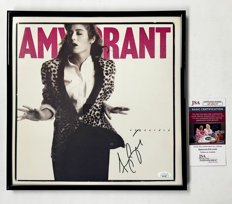 Amy Grant Signed & Framed “Unguarded” Vinyl Variant With JSA COA - for just $140! 
