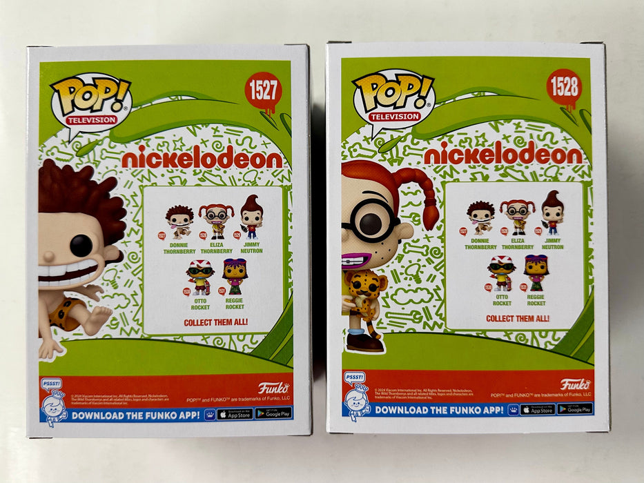 Funko Pop! Animation Donnie & Eliza Thornberry #1527 & #1528 Wild Thornberrys 2024 Nickelodeon - for just $25! 