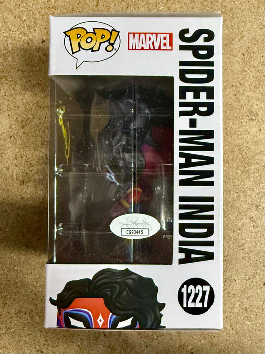 Karan Soni Signed Spider-Man India Funko Pop! #1227 Across The Spider-Verse With JSA COA - for just $100! 