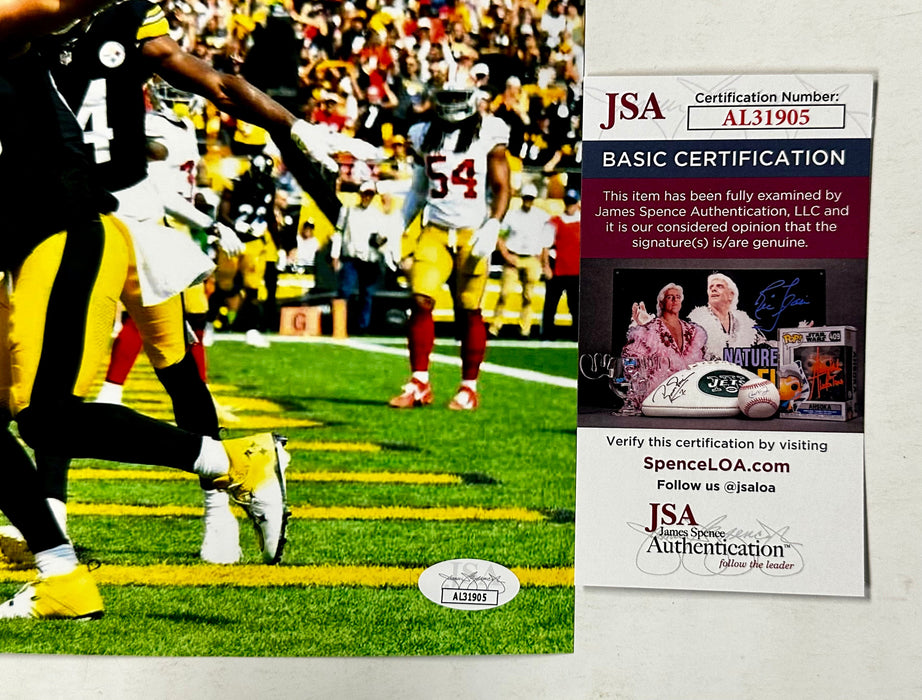 Pat Freiermuth Signed Autographed NFL Pittsburgh Steelers TE 8x10 Photo With JSA COA - for just $50! 