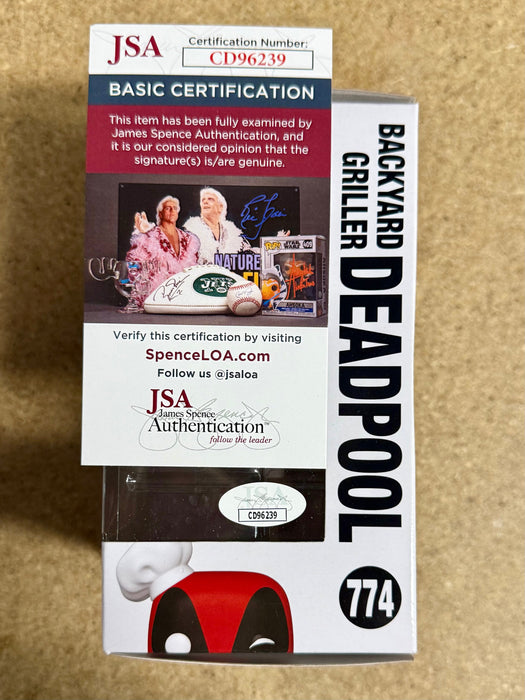 TJ Miller “Weasel” Signed Backyard Griller Deadpool Funko Pop #774 With JSA COA - for just $85! 