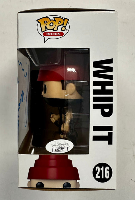 Gerald Casale & Mark Mothersbaugh Signed Whip It Funko Pop! #216 Band DEVO 2021 With JSA COA - for just $350! 