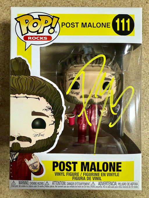 Post Malone Signed Vaulted Beerbongs And Bentleys Funko Pop! #111 With JSA COA - for just $250! 