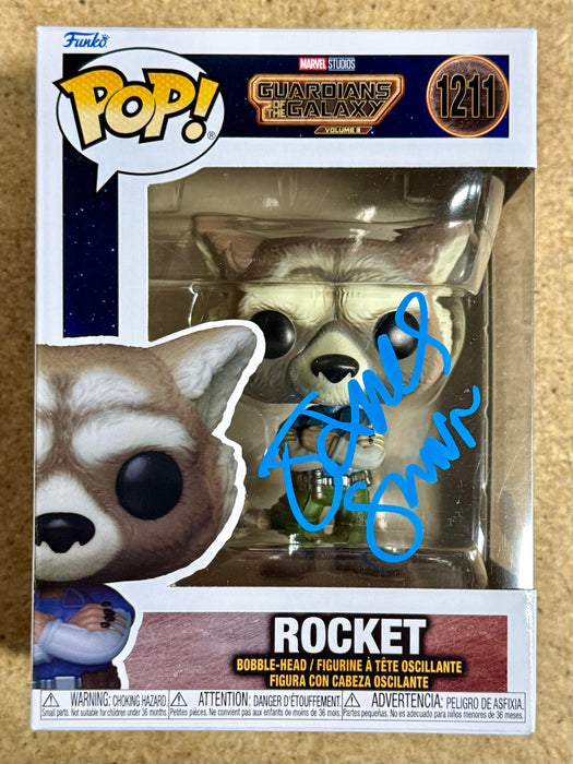 Director James Gunn Signed Funko Pop! Marvel #1211 Rocket GOTG 2023 With JSA COA - for just $300! 