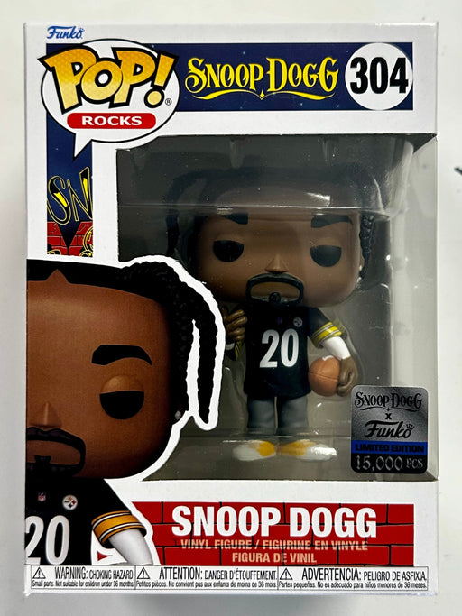 Funko Pop! Rocks Snoop Dogg (Steelers Black) #304 Dogg House 2022 LE 15000 Exclusive - for just $50! 
