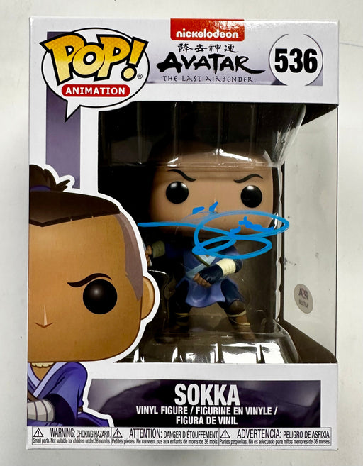 Ian Ousley Signed Sokka Funko Pop! #536 Avatar Last Airbender Netflix With PSA COA - for just $150! 
