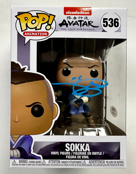 Ian Ousley Signed Sokka Funko Pop! #536 Avatar Last Airbender Netflix With PSA COA - for just $150! 