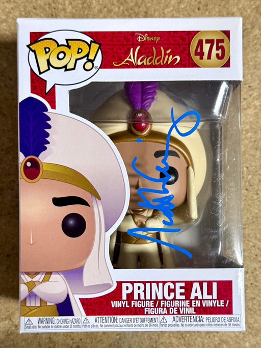 Scott Weinger Signed Disney Aladdin (Prince Ali) Funko Pop! #475 With JSA COA - for just $120! 