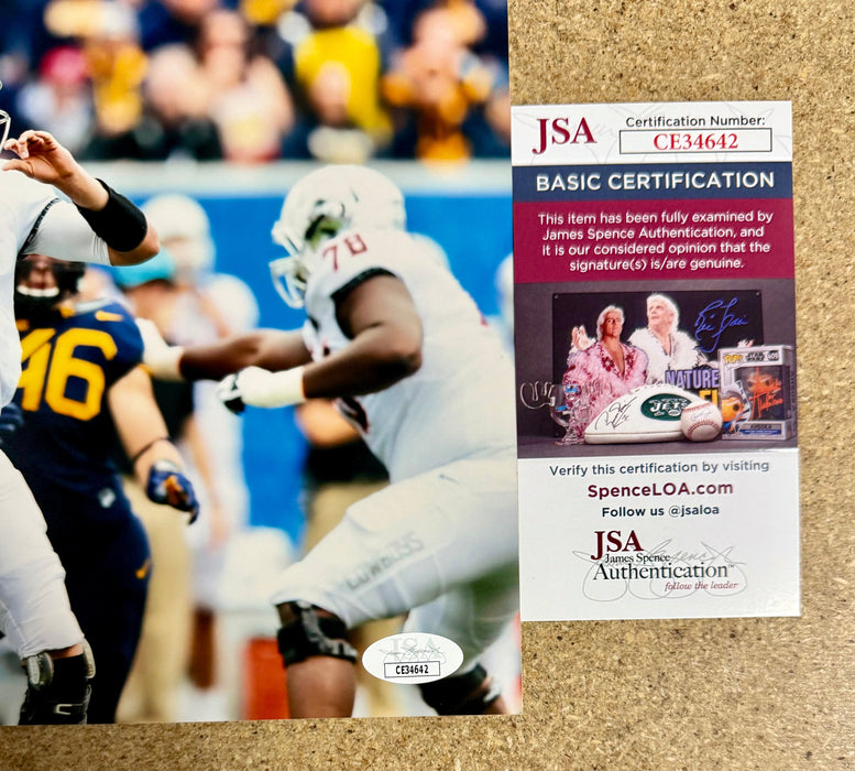 Mason Rudolph Signed Autographed Oklahoma State Cowboys QB 8x10 Photo JSA COA - for just $60! 