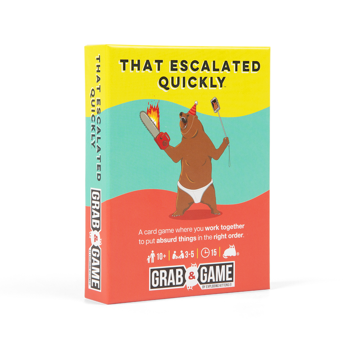 That Escalated Quickly: Grab & Game Edition - for just $9.99! 