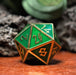 Emerald & Gold Metal 35mm D20 - Just $24.99! Shop now at Retro Gaming of Denver