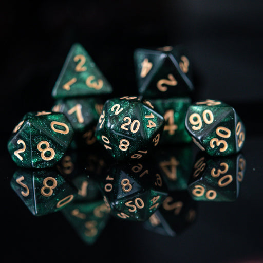 Enchanted Forest Dew Acrylic Dice Set - Just $9.99! Shop now at Retro Gaming of Denver