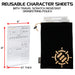 Enhance: Acrylic Character Sheet Set - for just $39.99! 