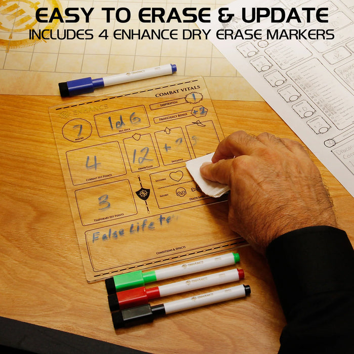 Enhance: Acrylic Character Sheet Set - for just $39.99! 