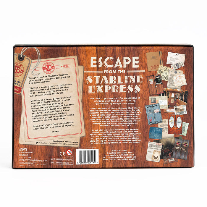 Escape Room Games: Escape from the Starline Express - for just $24.99! 