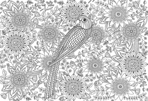 Puzzle: Color-Me Collection - Beautiful Garden - for just $16.99! 