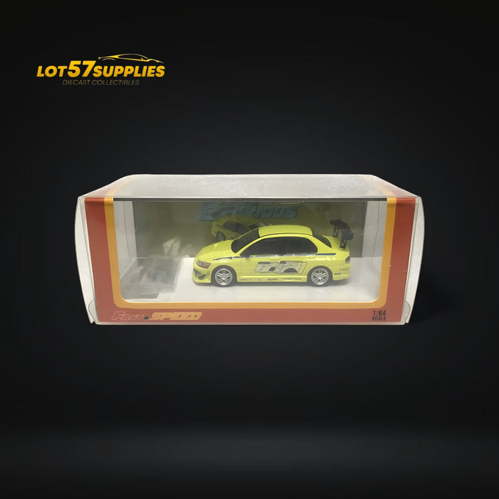 Fast Speed Mitsubishi Lancer Evolution EVO VII FNF Green Livery Figure Version 1:64 - for just $39.99! 