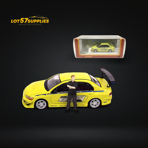 Fast Speed Mitsubishi Lancer Evolution EVO VII FNF Green Livery Figure Version 1:64 - for just $39.99! 