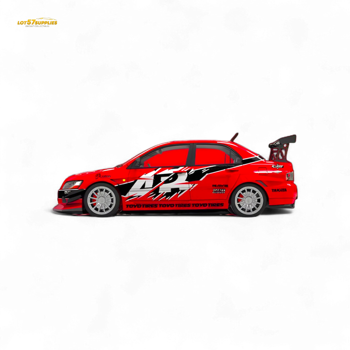 TimeMicro Mitsubishi Lancer EVO 9th Gen - Openable Hood & Figure - With Container 1:64 - for just $44.99! 