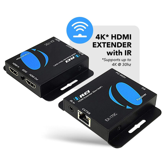 OREI 4K@30Hz 4:2:0 HDMI Extender Over Cat6/7 Ethernet LAN Cable – Up to 170 ft (51m) – IR Signal (EX-170C) - Just $46.99! Shop now at Retro Gaming of Denver