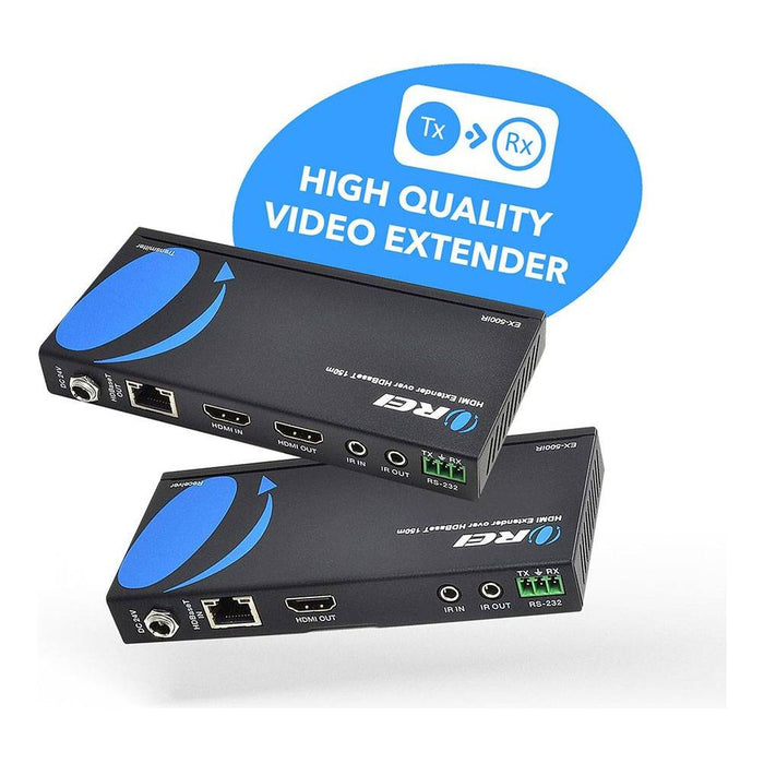 1080P HDBaseT HDMI Extender over Cat5e/6 Upto 500 Feet -2 Way IR & HDMI Loopout (EX-500IR) - Just $134.99! Shop now at Retro Gaming of Denver