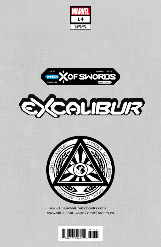 Excalibur #14 Unknown Comics Lucas Werneck Exclusive Var Xos (11/11/2020) - for just $10! 