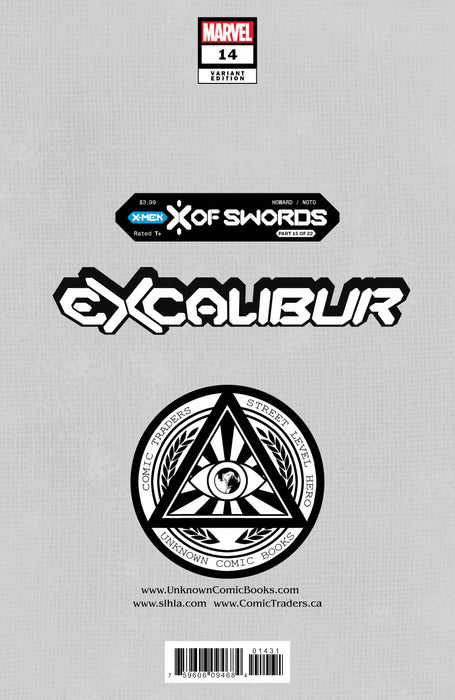 Excalibur #14 Unknown Comics Lucas Werneck Exclusive Virgin Var Xos (11/11/2020) - for just $20! 