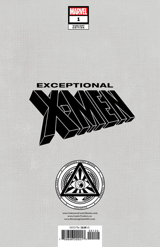 Exceptional X-Men #1 Unknown Comics Kaare Andrews Exclusive Connecting Virgin Var (09/04/2024) - for just $20! 