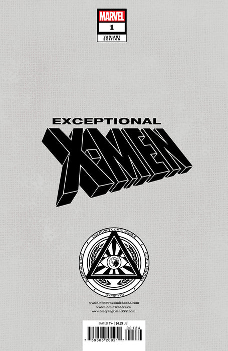 Exceptional X-Men #1 Unknown Comics Kaare Andrews Exclusive Connecting Var (09/04/2024) - for just $10! 
