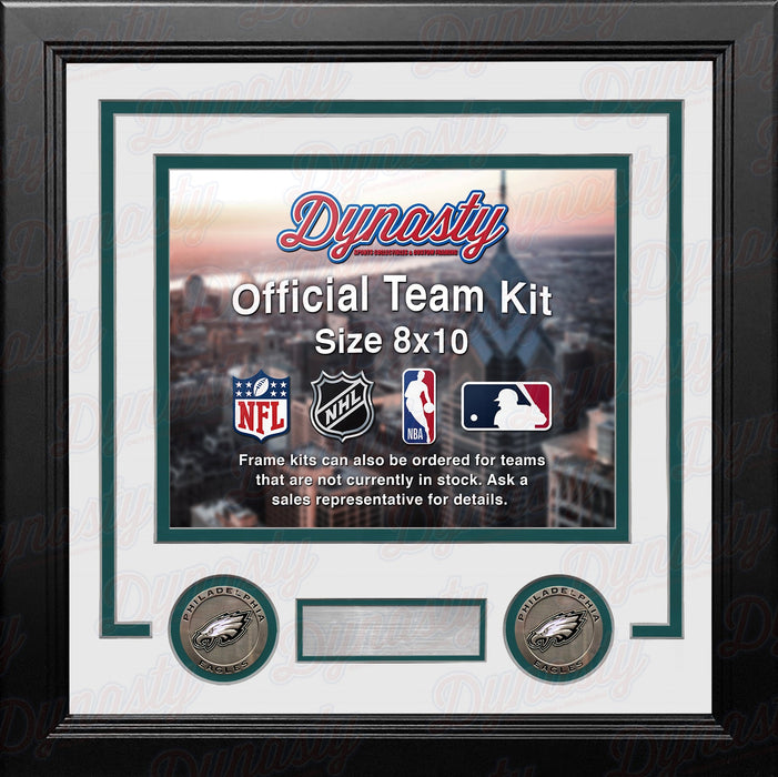 Philadelphia Eagles Custom NFL Football 8x10 Picture Frame Kit (Multiple Colors) - for just $36.99! 