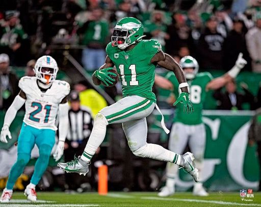 AJ Brown Kelly Green Touchdown Philadelphia Eagles 8" x 10" Football Photo - for just $9.99! 