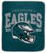 Philadelphia Eagles 50" x 60" Vintage Arch Block Blanket - for just $24.99! 