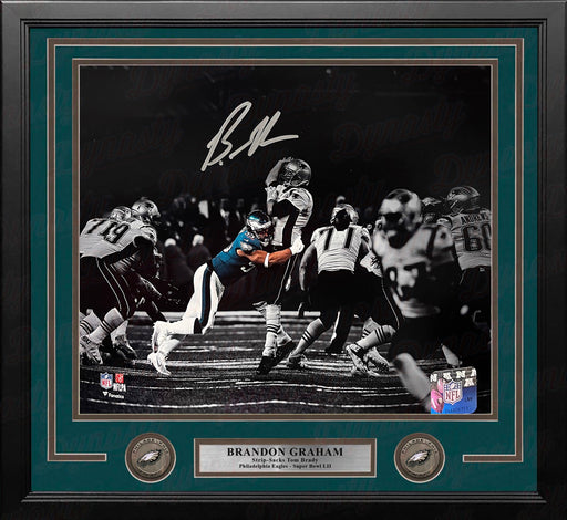 Brandon Graham Strip-Sack Philadelphia Eagles Autographed 11" x 14" Framed Blackout Football Photo - for just $169.99! 