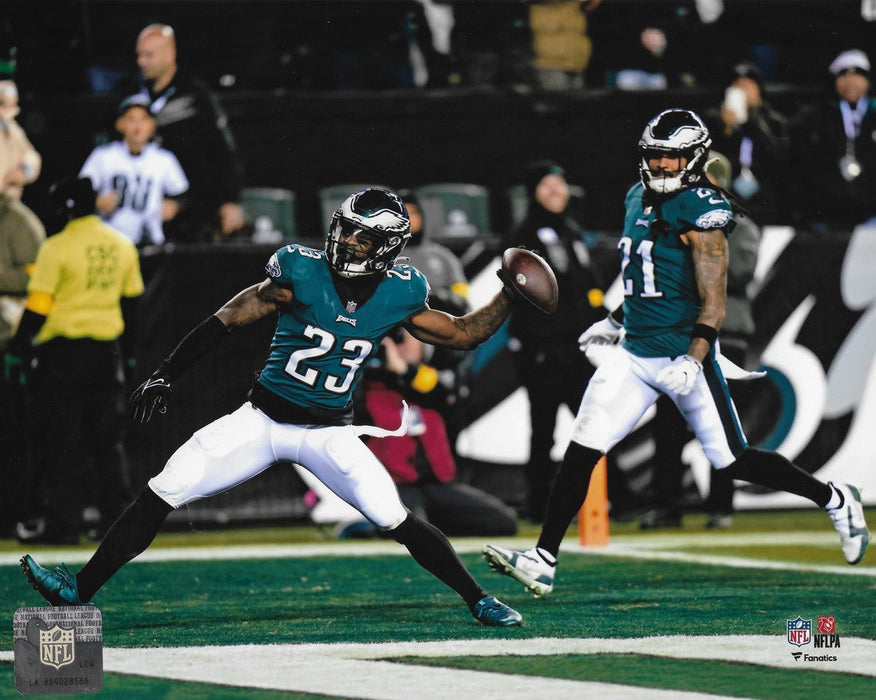 C. J. Gardner-Johnson Touchdown Spike Philadelphia Eagles Football Photo - for just $5! 