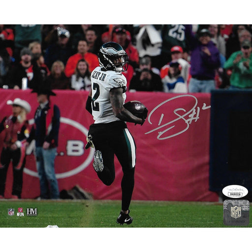Darius Slay Interception Return Philadelphia Eagles Autographed Football Photo - Premium Autographed Football Photos - Just $69.99! Shop now at Retro Gaming of Denver