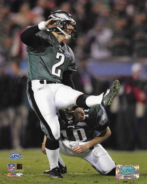 David Akers Super Bowl XXXIX Philadelphia Eagles 8" x 10" Football Photo - for just $9.99! 