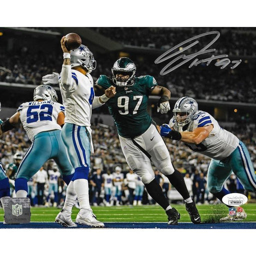 Javon Hargrave v. Cowboys Philadelphia Eagles Autographed Football Photo - Premium Autographed Football Photos - Just $29.99! Shop now at Retro Gaming of Denver
