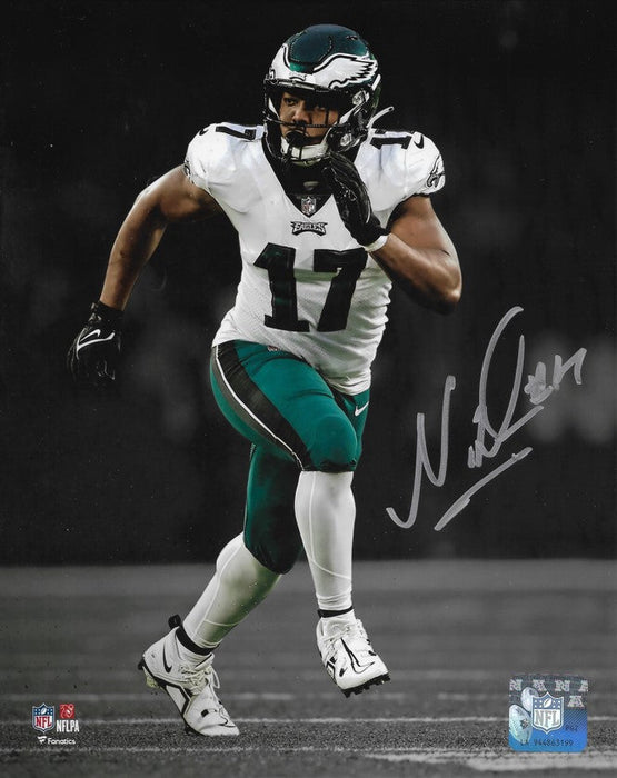 Nakobe Dean Blackout Action Philadelphia Eagles Autographed 8" x 10" Football Photo - for just $59.99! 