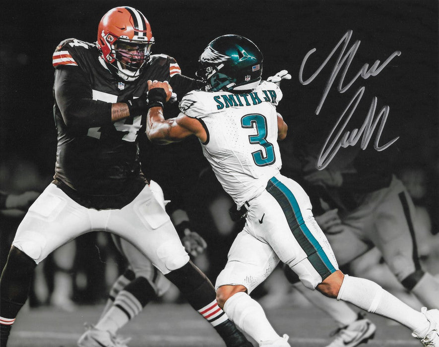 Nolan Smith Blackout Action Philadelphia Eagles Autographed 16" x 20" Football Photo - for just $109.99! 