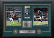 The Philly Special Eagles Super Bowl LII Collage with Engraved Play and Ticket 28x18 Framed Panorama - for just $179.99! 