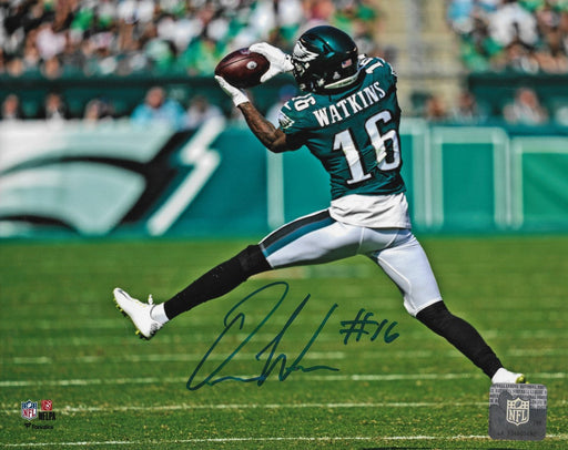 Quez Watkins Catch Philadelphia Eagles Autographed 8" x 10" Football Photo - for just $29.99! 