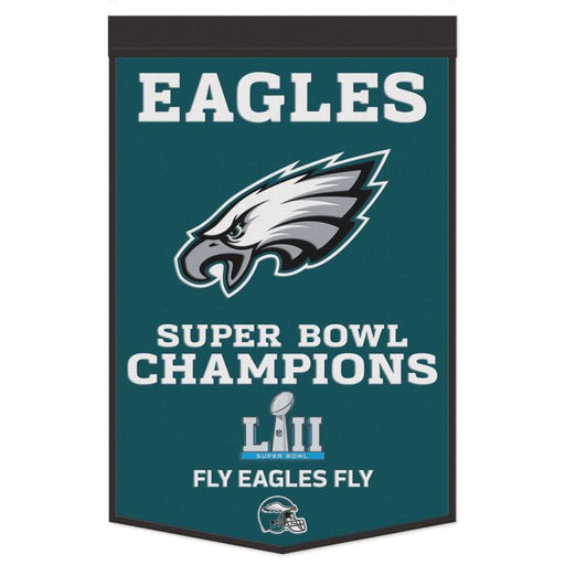 Philadelphia Eagles Super Bowl LII Champions 24" x 38" Wool Banner - for just $99.99! 