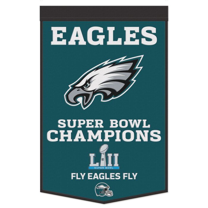 Philadelphia Eagles Super Bowl LII Champions 24" x 38" Wool Banner - for just $99.99! 