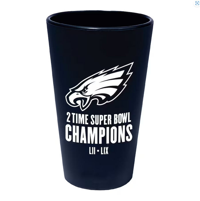 Philadelphia Eagles Super Bowl LIX Champions Silicone Pint Glass - for just $21.99! 