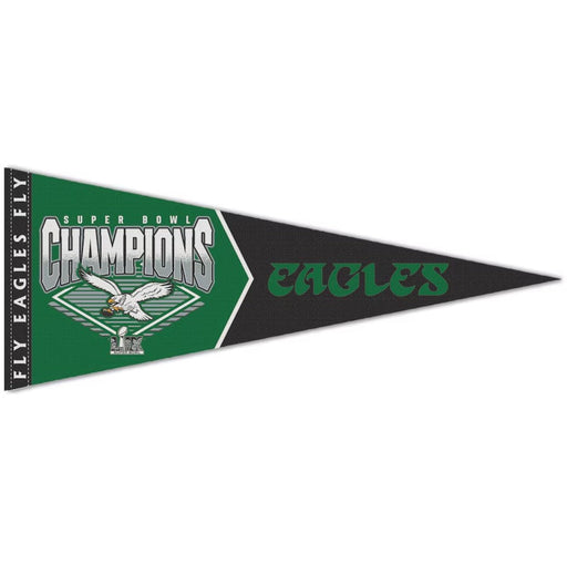 Philadelphia Eagles Super Bowl LIX Champions Retro Logo 12" x 30" Premium Pennant - for just $14.99! 