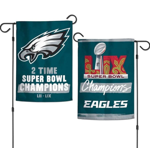 Philadelphia Eagles Super Bowl LIX Champions 12.5" x 18" Garden Flag - for just $19.99! 